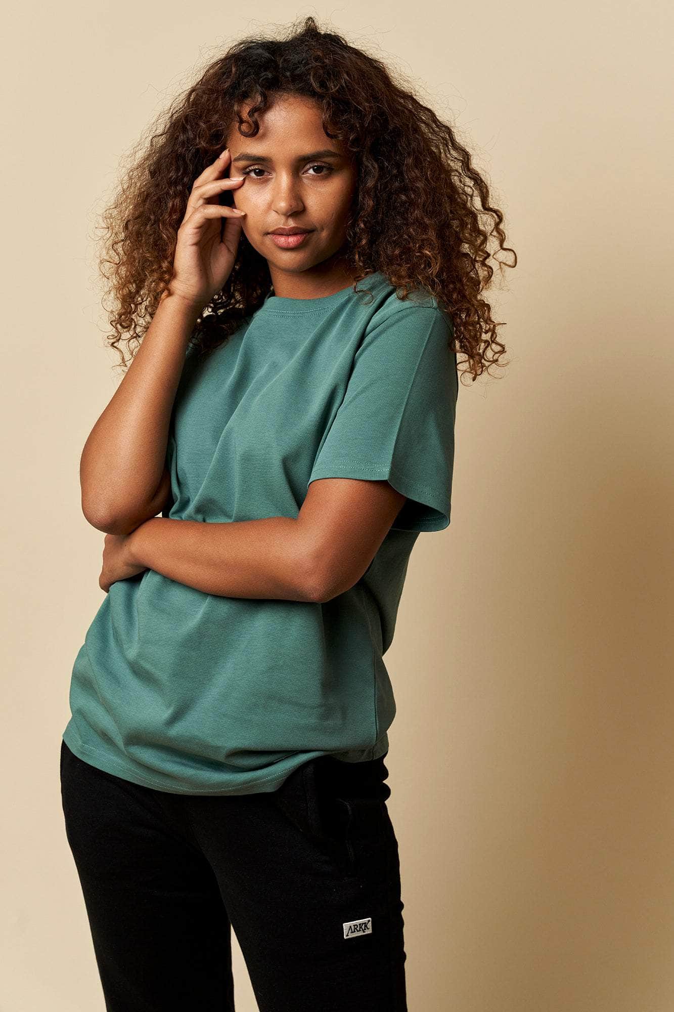 ARKK Apparel ARKK Box Logo Tee | Silver Pine T-Shirt